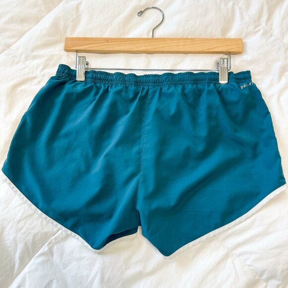 Nike Dri-FIT Tempo Running Shorts Women’s Small Teal Aqua Blue Activewear - Picture 6 of 7